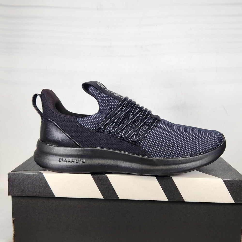 Adidas Lite Racer Adapt 7.0 Mens Size 11 WIDE Black Grey Slip On Running Shoes